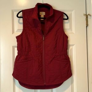 Deep Red Vest